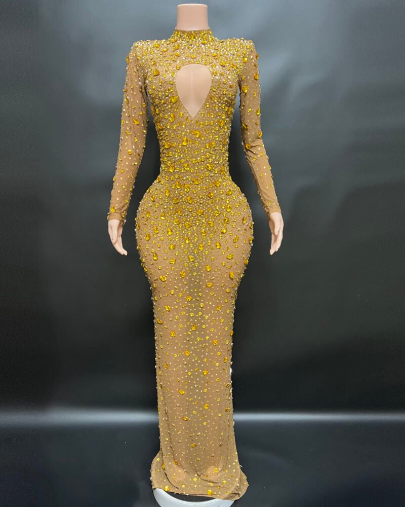 aurielle dress (maxi length)yellow (copy)