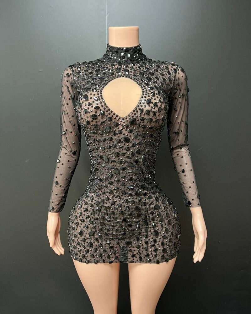 aurielle dress (mini length)black