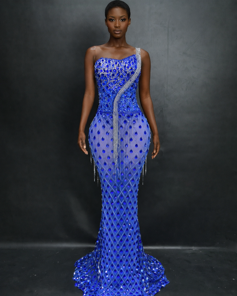 New Arrivals valentina dress (maxi length) royal blue