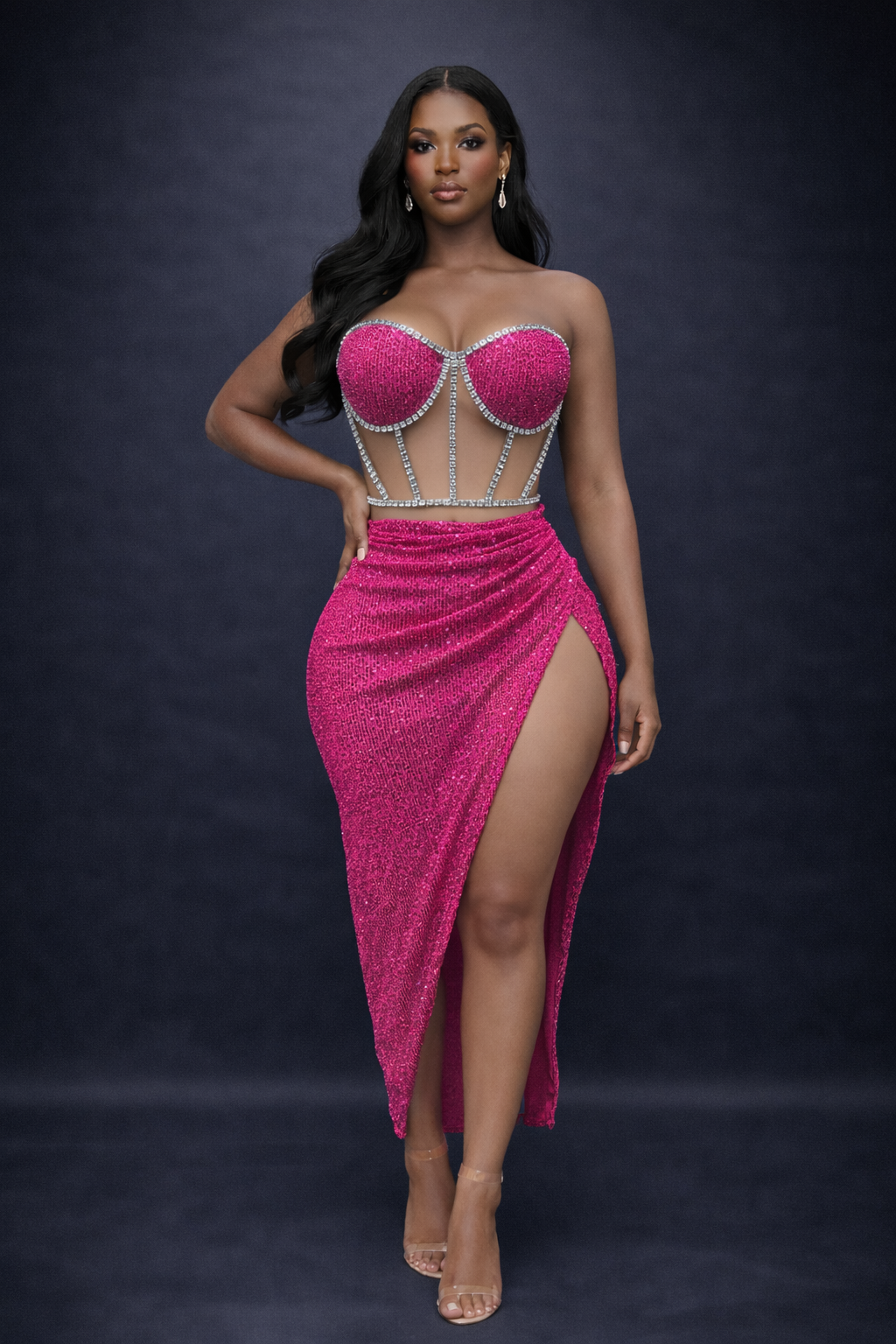 flirtasia dress (pink) flirtasia dress (pink)