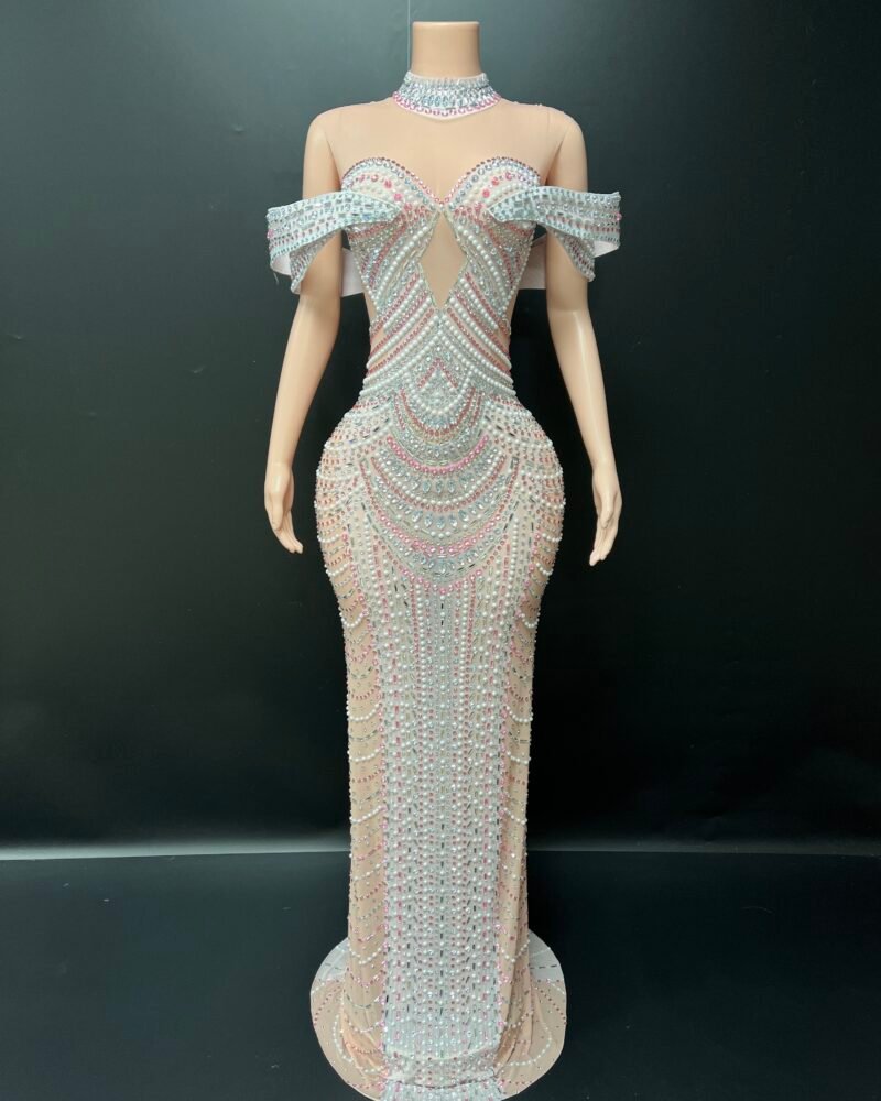 New Arrivals crowned in pearls dress (copy)